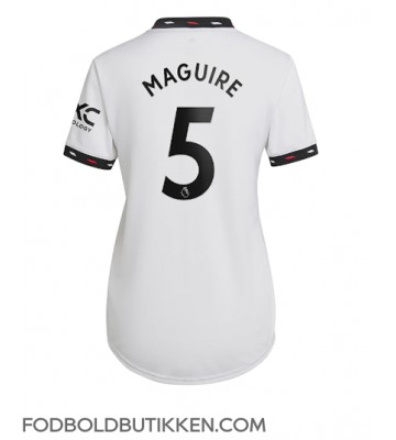 Manchester United Harry Maguire #5 Udebanetrøje Dame 2022-23 Kortærmet